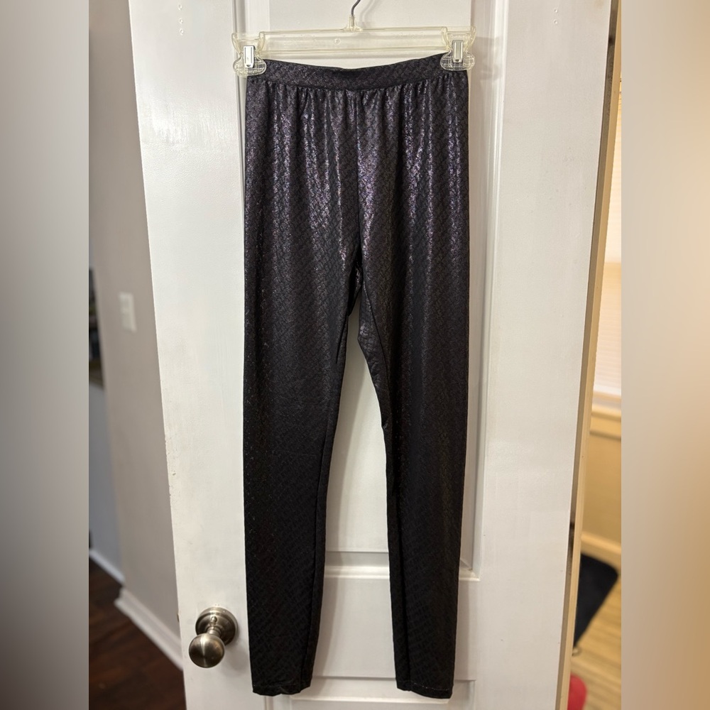 SKIMS Shiny Black Leggings